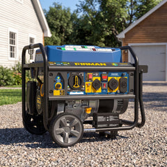 Tri Fuel Portable Generator 8250/6600W Electric Start Wheel Kit Cover & Cord CO Alert - image 11