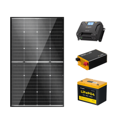 BougeRV 12V 200W TOPCon Rigid Solar System Kit