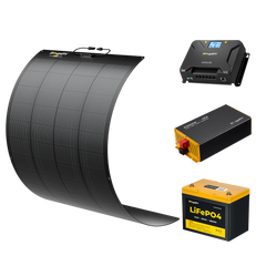 BougeRV 12V 200W ShadePower Arch Pro Flexible Solar System Kit