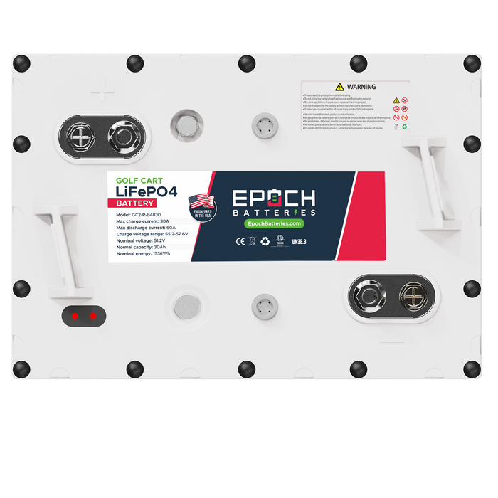 48V 30Ah (1.54kWh) GC2 - Golf Cart LiFePO4 Lithium Battery