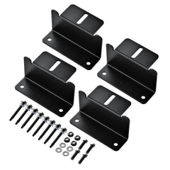 Z-Brackets | Mounting Hardware Z-Brackets with Screws | Designed for RICH SOLAR MEGA Series Solar Panels | Pack of Four