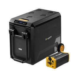 BougeRV New ASPEN S50 12V 50QT Portable Fridge with Wheels