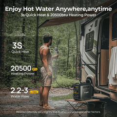 Portable Propane Outdoor Camping Water Heater