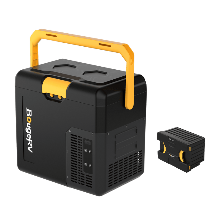 BougeRV CRH 19QT 12V Portable Car Fridge with 173Wh Battery