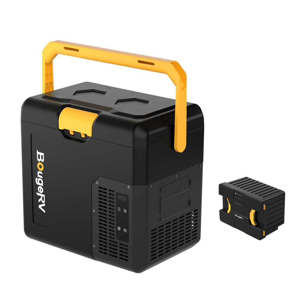 BougeRV CRH 19QT 12V Portable Car Fridge with 173Wh Battery
