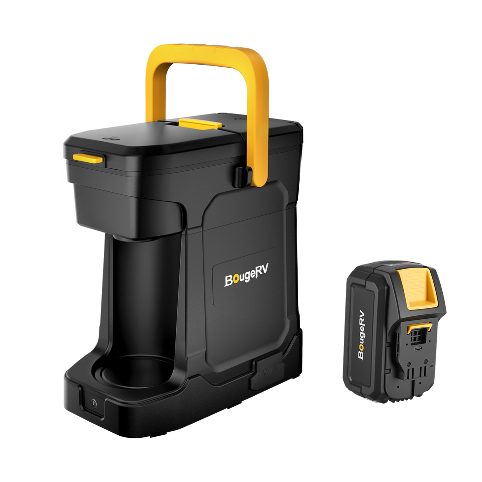 BougeRV Portable Coffee Maker With 144Wh Battery
