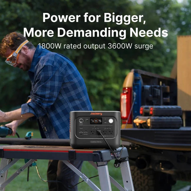 Jackery HomePower 1000 Plus v2 + Battery Pack 2000 Plus v2