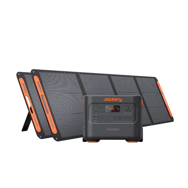 Jackery Explorer 2000 Plus + 2 x SolarSaga 200W Solar Panels