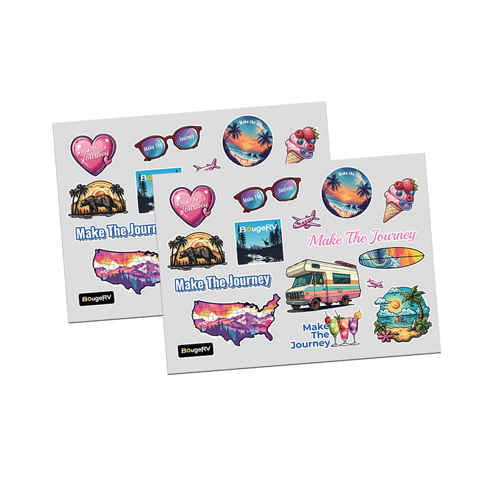 BougeRV Fridge Stickers