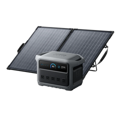 Anker SOLIX C1000 Gen 2 Portable Power Station with 100W Bifacial Solar Panel