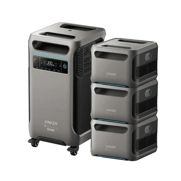 Anker SOLIX F3800 Plus + 3 × BP3800 Expansion Batteries