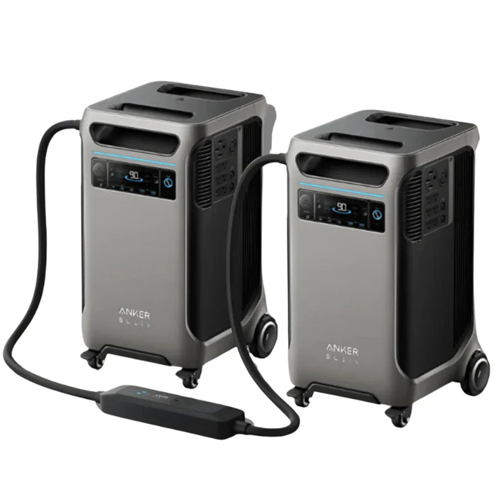 2× Anker SOLIX F3800 Plus + Double Power Hub