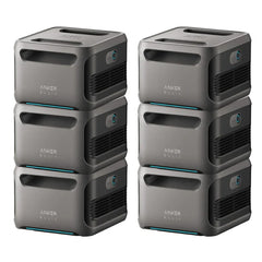 6× Anker SOLIX BP3800 Expansion Battery | For SOLIX F3800 & F3800 Plus
