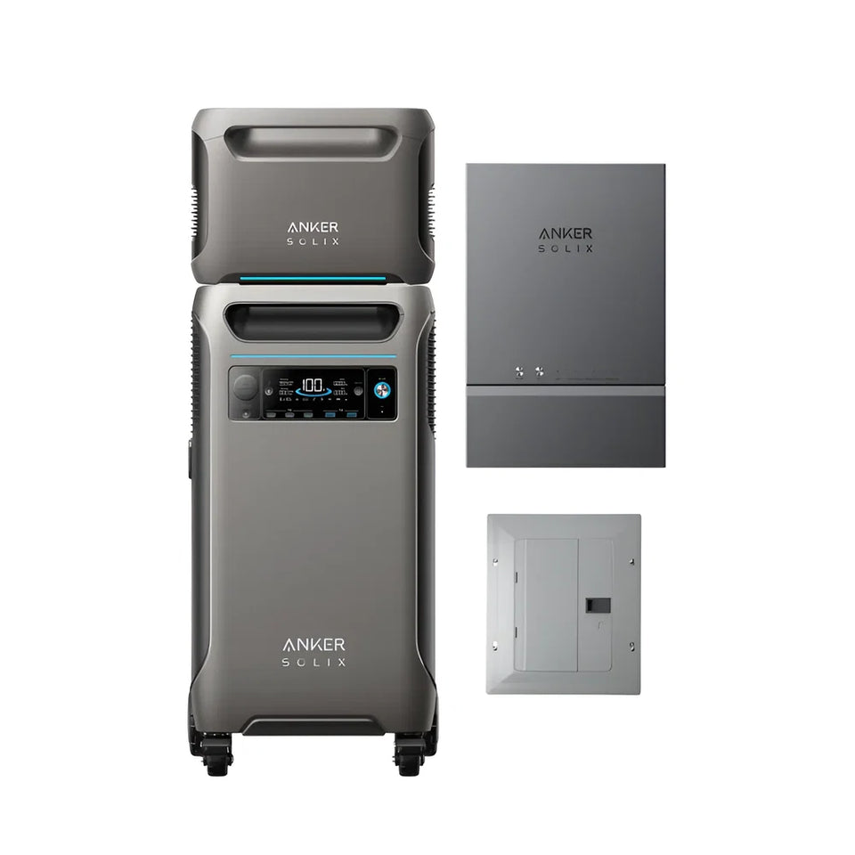Anker SOLIX F3800 + Expansion Battery + Home Power Panel + Subpanel