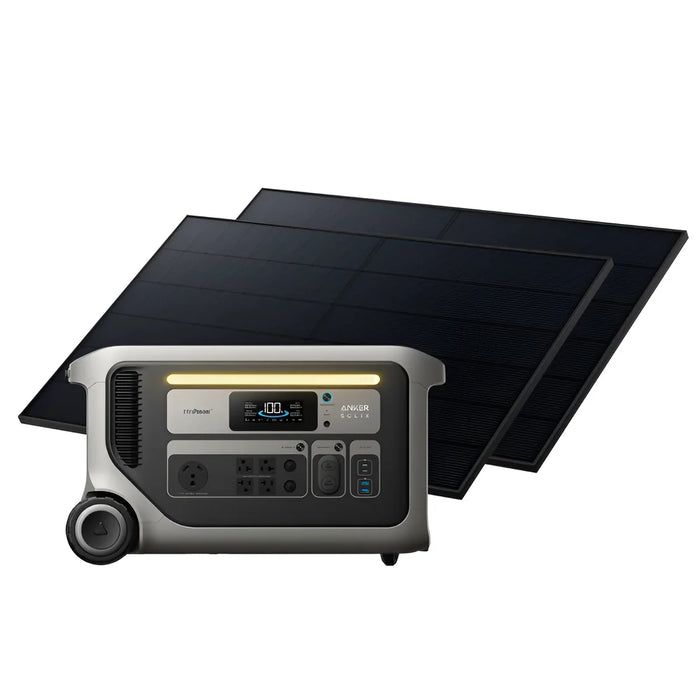 Anker SOLIX F3000 Portable Power Station + 2× 440W Rigid Solar Panels