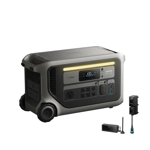 Anker SOLIX F3000 Portable Power Station + Power Saver Kits