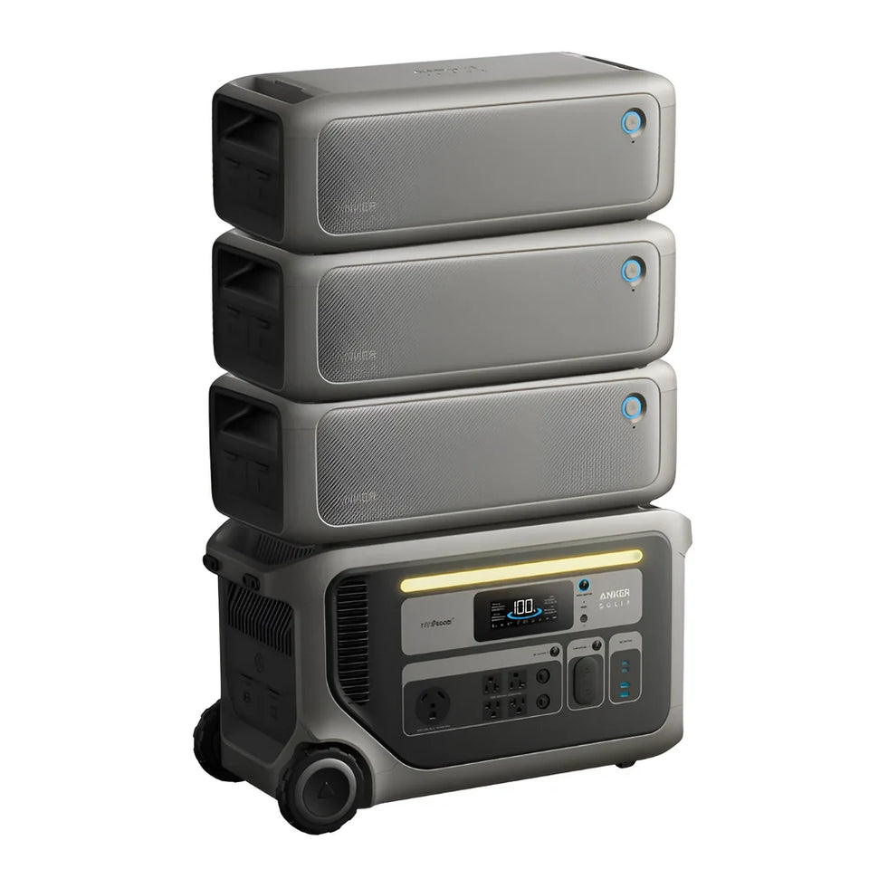 Anker SOLIX F3000 + 3 × BP3000 Expansion Batteries