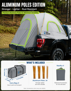 Pickup Truck Tent 2.0 PU2000mm Waterproof, Double-Layer