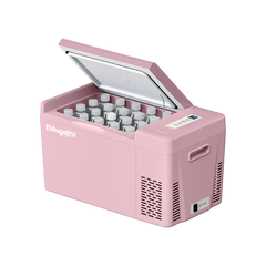 BougeRV 12V 23QT Colorful Pink Car Fridge (Refurbished)