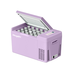 BougeRV 12V 23QT Colorful Purple Car Fridge (Refurbished)