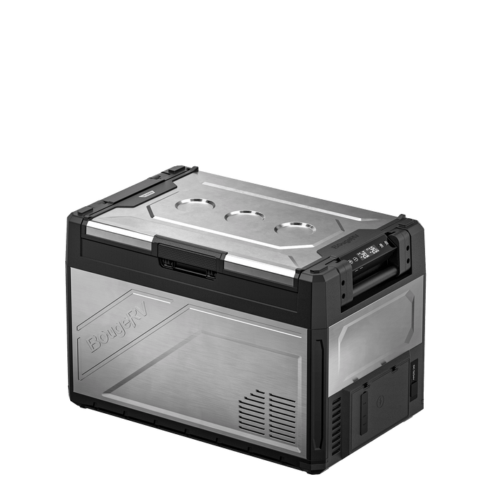 BougeRV Rocky V3.0 55QT Dual Zone 12V Car Fridge - Fridge Only(Battery Not Inclued)