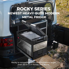 BougeRV Rocky V2.0 55QT Dual Zone 12V Portable Fridge