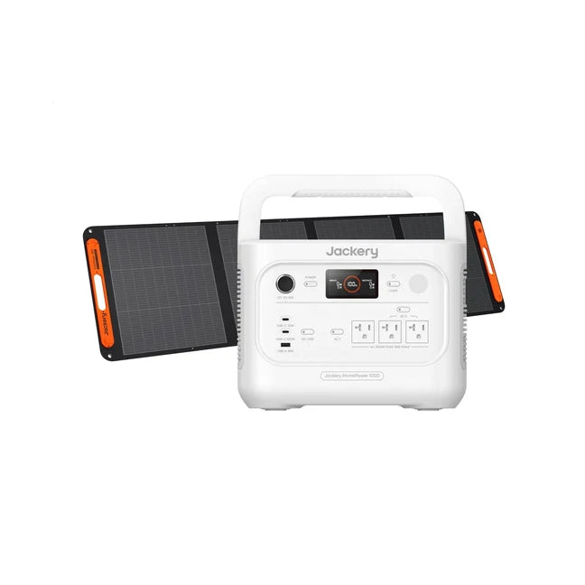 Jackery HomePower 1000 v2 White + SolarSaga 200W Solar Panel