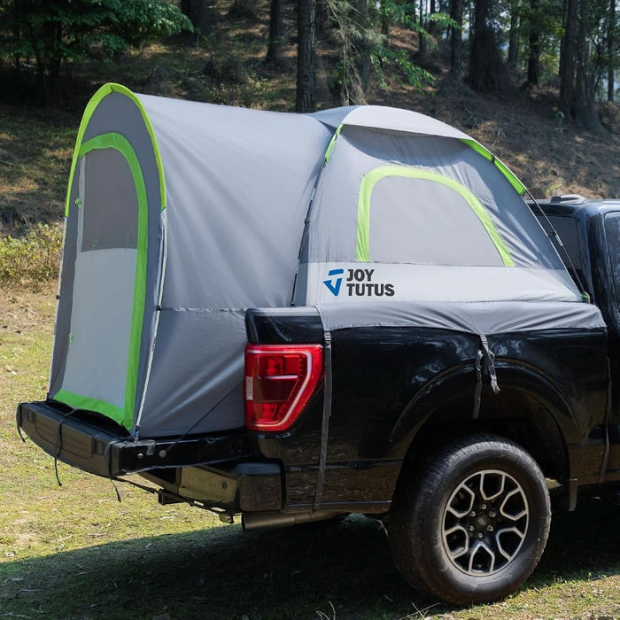 Pickup Truck Bed Tent with Rainfly, Waterproof Double Layer, Fits 5.0–8.2 ft Beds, 2-Person - Mid Size Short Bed (5' - 5'2")