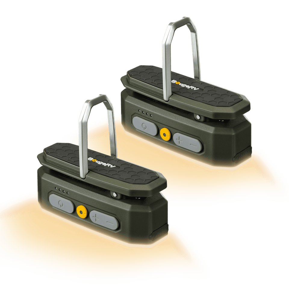 BougeRV Sensor Camping Lantern Movable Area Light (2 Pack)